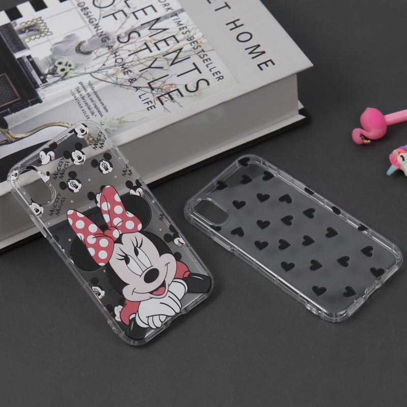 قاب ژله ای بی رنگ طرحدار آیفون iPhone X/XS