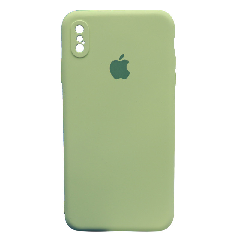 قاب طرح سیلیکونی محافظ لنزدار iPhone XS Max
