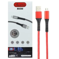 کابل میکرو یو اس بی APAMA A001 2.4A 1m پوست ماری