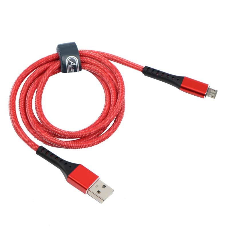 کابل میکرو یو اس بی APAMA A001 2.4A 1m پوست ماری