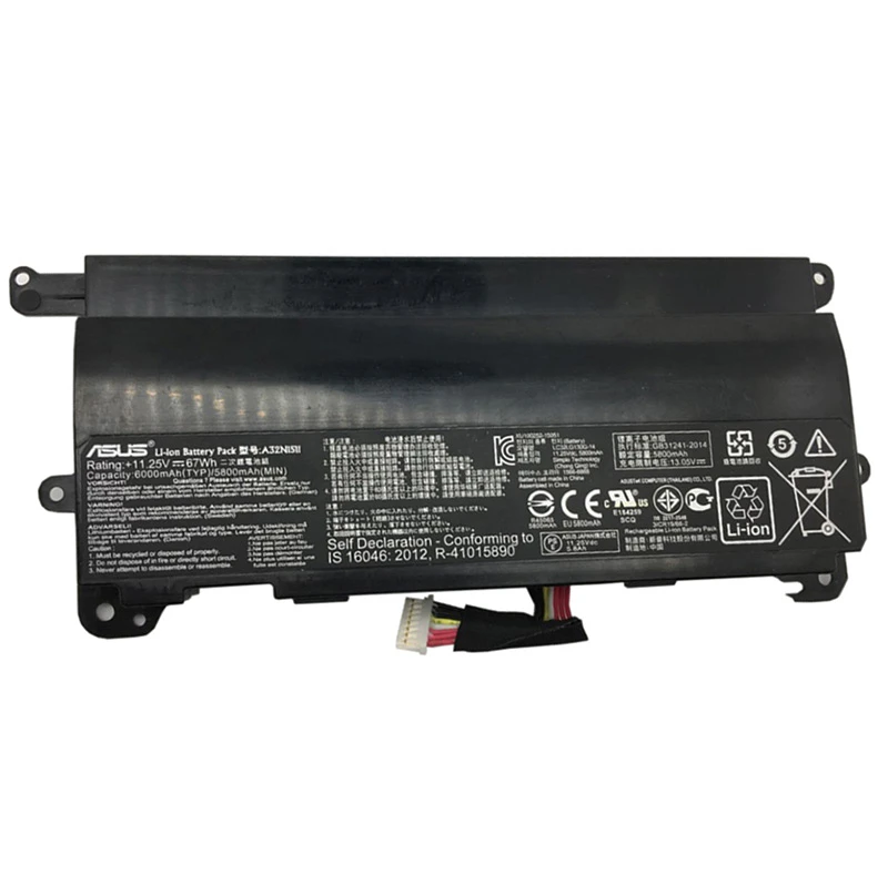 باتری لپ تاپ ایسوس ASUS G752VL 6Cell