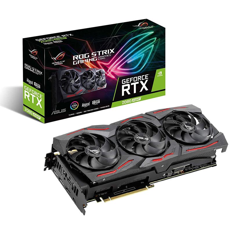 کارت گرافیک ASUS ROG STRIX RTX2080 Super O8G GDDR6 256Bit