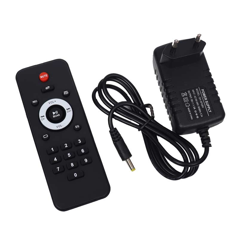 اسپیکر چمدانی بلوتوثی رم و فلش خور AVCROWNS CH-86 + میکروفن و ریموت کنترل