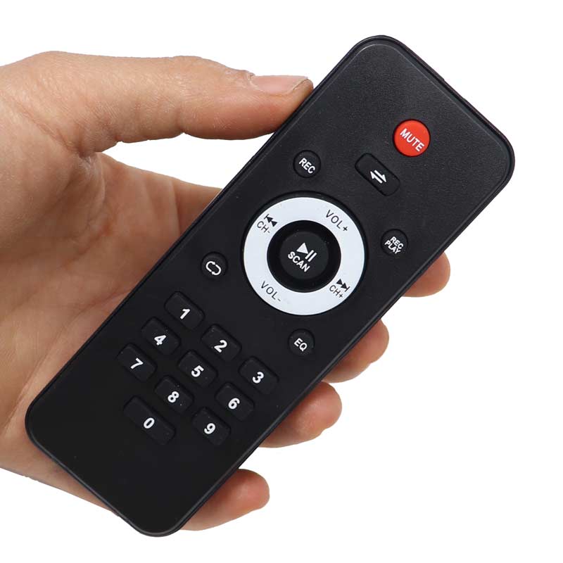 اسپیکر چمدانی بلوتوثی رم و فلش خور AVCROWNS CH-86 + میکروفن و ریموت کنترل