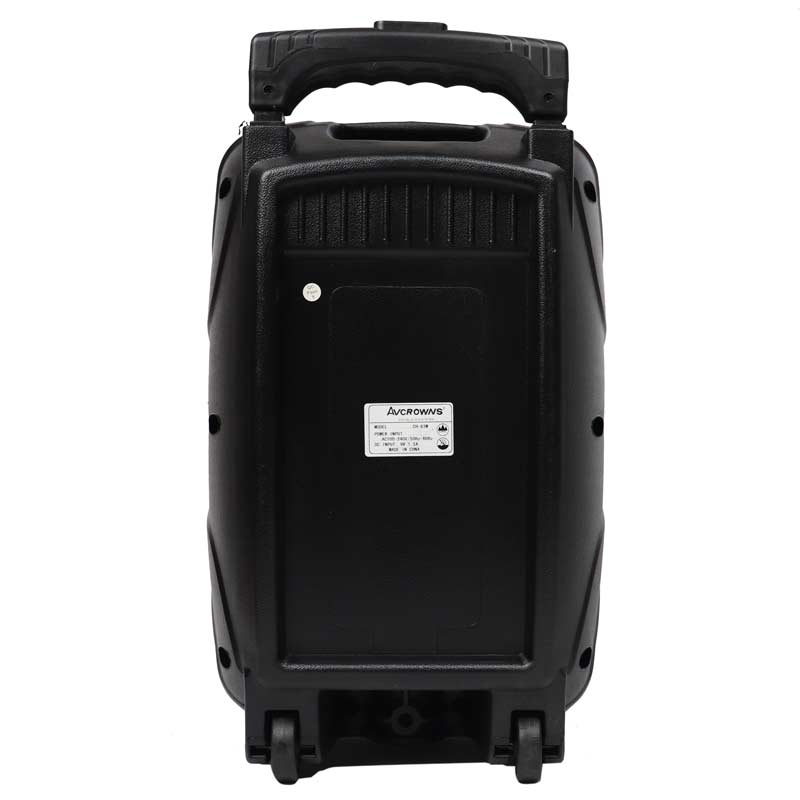 اسپیکر چمدانی بلوتوثی رم و فلش خور AVCROWNS CH-83W + میکروفن و ریموت کنترل