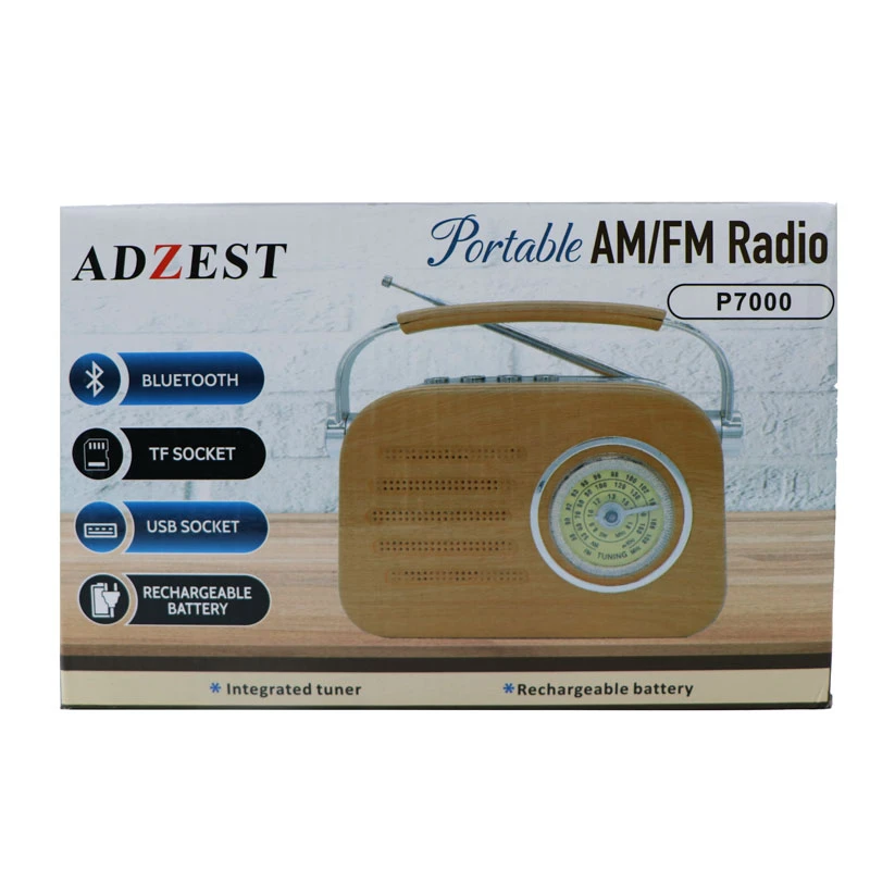 رادیو اسپیکر بلوتوثی رم و فلش خور Adzest P-7000