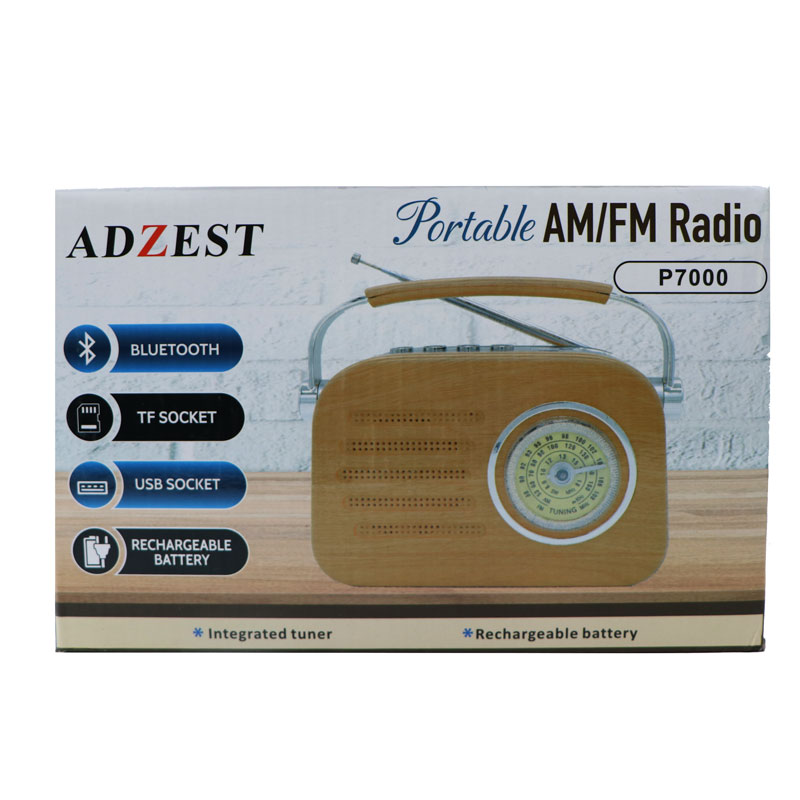 رادیو اسپیکر بلوتوثی رم و فلش خور Adzest P-7000