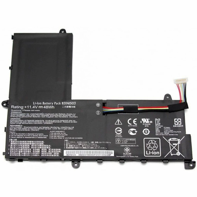 باتری لپ تاپ ایسوس Asus VivoBook E202 3Cell