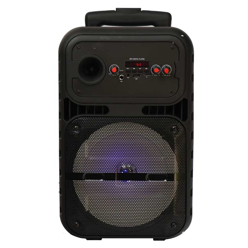 اسپیکر چمدانی بلوتوثی رم و فلش خور BDT BD-8001 + میکروفون و ریموت کنترل