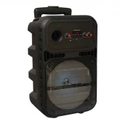 اسپیکر چمدانی بلوتوثی رم و فلش خور BDT BD-8001 + میکروفون و ریموت کنترل