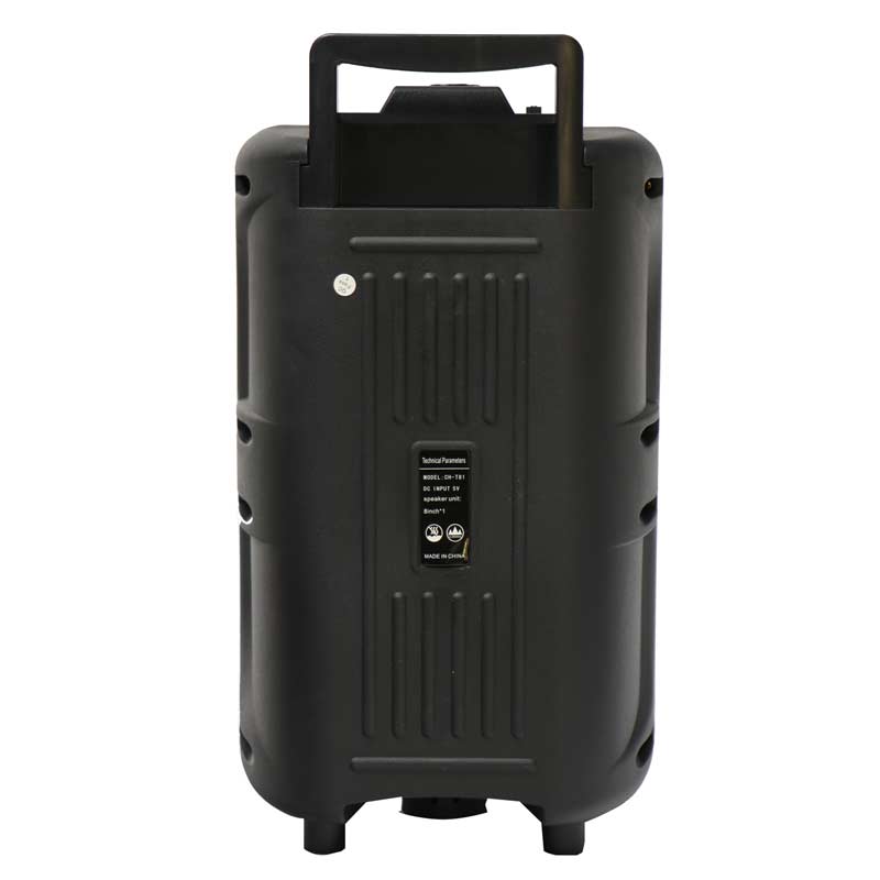 اسپیکر چمدانی بلوتوثی رم و فلش خور BT CH-T81 + میکروفن و ریموت کنترل