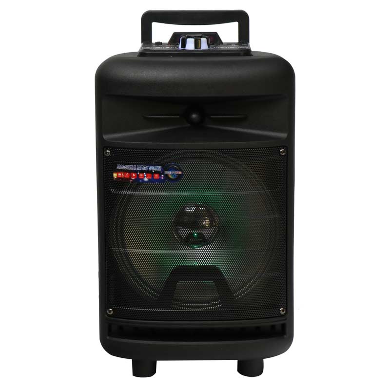 اسپیکر چمدانی بلوتوثی رم و فلش خور BT CH-T81 + میکروفن و ریموت کنترل
