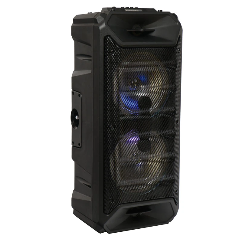 اسپیکر چمدانی رم و فلش خور BT ZQS-6205W +میکروفون و ریموت کنترل