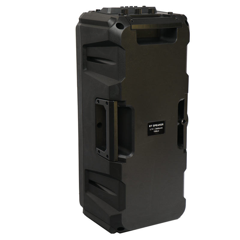 اسپیکر چمدانی رم و فلش خور BT ZQS-6205W +میکروفون و ریموت کنترل