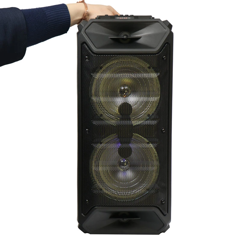 اسپیکر چمدانی رم و فلش خور BT ZQS-6205W +میکروفون و ریموت کنترل