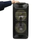 اسپیکر چمدانی رم و فلش خور BT ZQS-6205W +میکروفون و ریموت کنترل