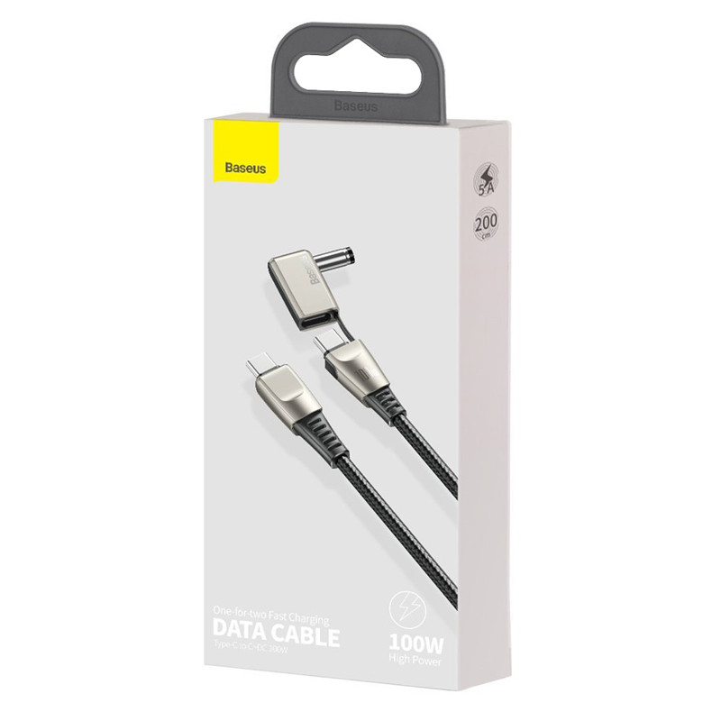 کابل تبدیل سوزنی Baseus CA1T2-A Type-C To Type-C / DC 5A 2m