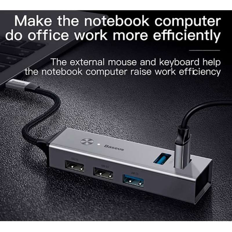 هاب 5 پورت USB3.0 باسئوس CAHUB-C0G