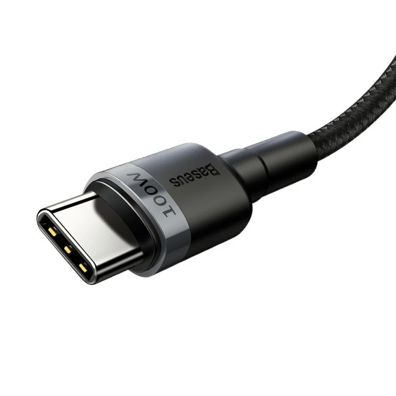 کابل تبدیل فست شارژ BASEUS CATKLF-AL QC3 PD 2.0 Type-C to Type-C 5A 2M