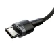کابل تبدیل فست شارژ BASEUS CATKLF-AL QC3 PD 2.0 Type-C to Type-C 5A 2M