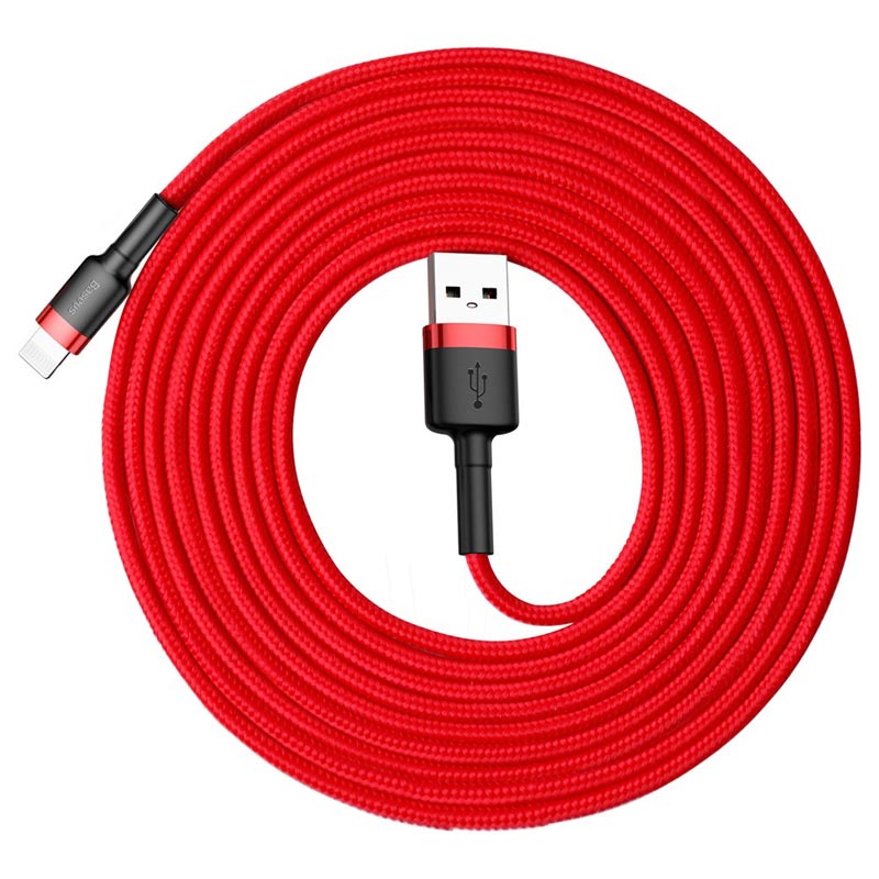 کابل آیفونی Baseus Cafule CALKLF-R 2A 3M