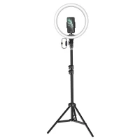 رینگ لایت پایه دار 12 اینچ Baseus Live Stream Holder CRZB12-B