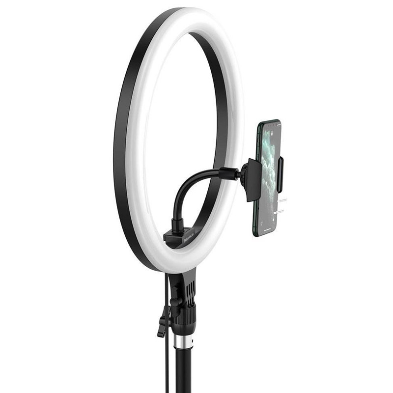 رینگ لایت پایه دار 12 اینچ Baseus Live Stream Holder CRZB12-B