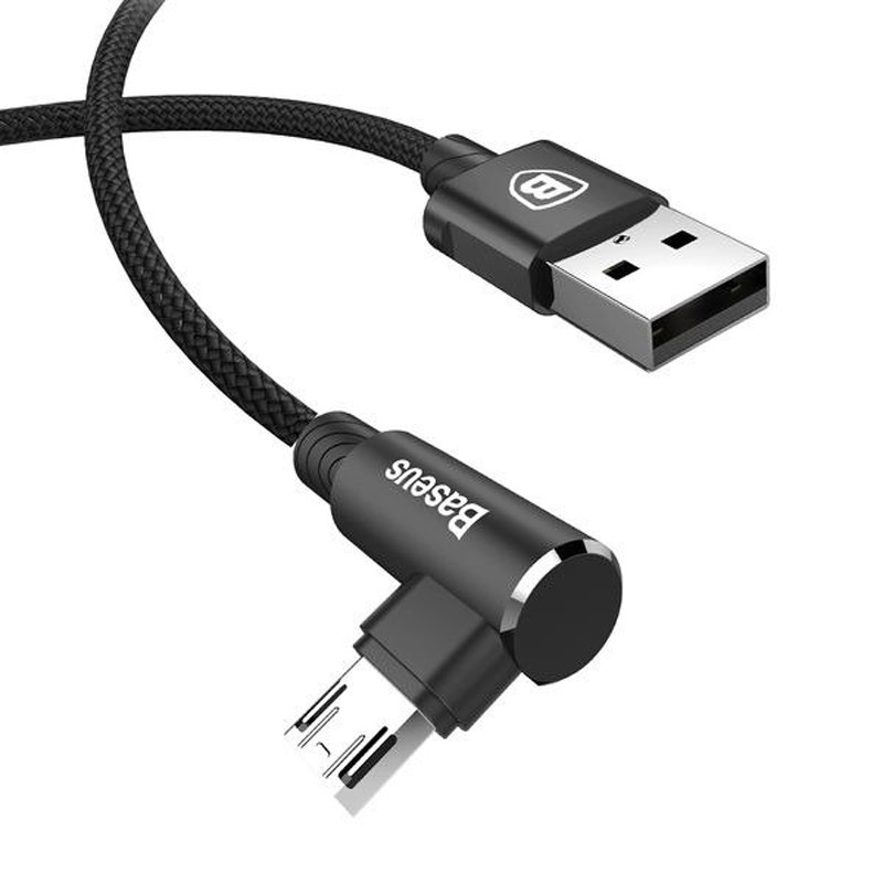 کابل میکرو یو اس بی باسئوس Baseus MVP Elbow Type Cable CAMMVP 1m