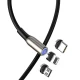 کابل 3 سر مگنتی Baseus TZCAXC-F01 2A 1m