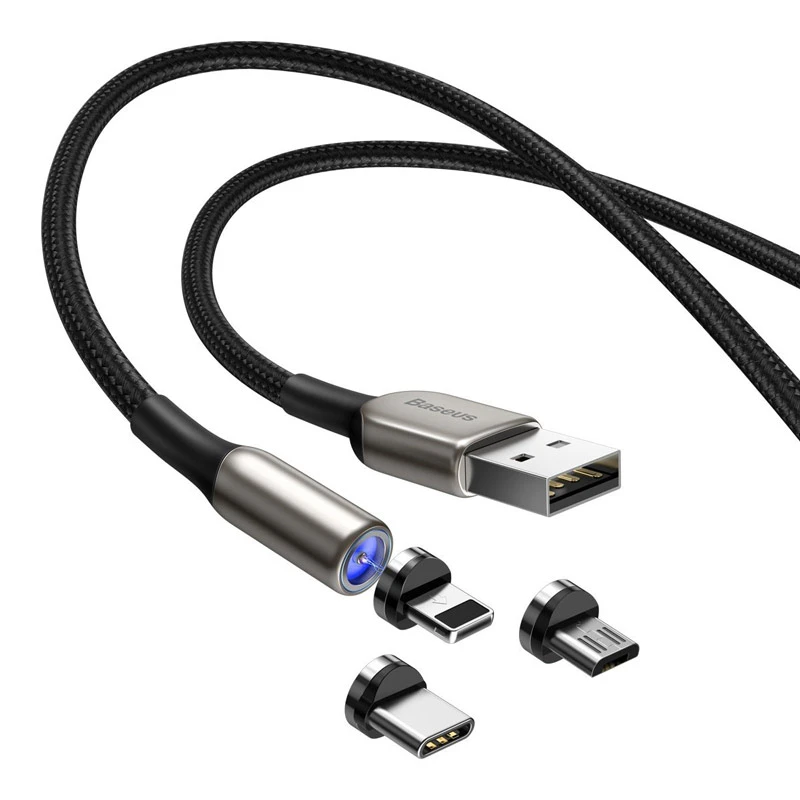 کابل 3 سر مگنتی Baseus TZCAXC-F01 2A 1m