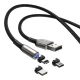 کابل 3 سر مگنتی Baseus TZCAXC-F01 2A 1m