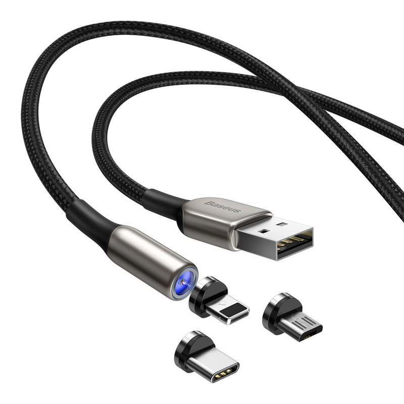 کابل 3 سر مگنتی Baseus TZCAXC-F01 2A 1m