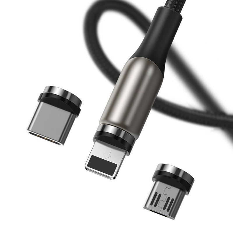 کابل 3 سر مگنتی Baseus TZCAXC-F01 2A 1m