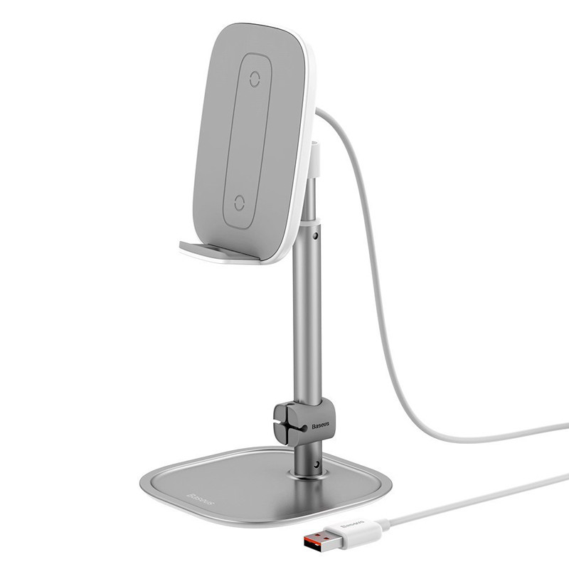 پایه نگهدارنده گوشی و شارژر بی سیم Baseus Literary Youth SUWY-D 15W