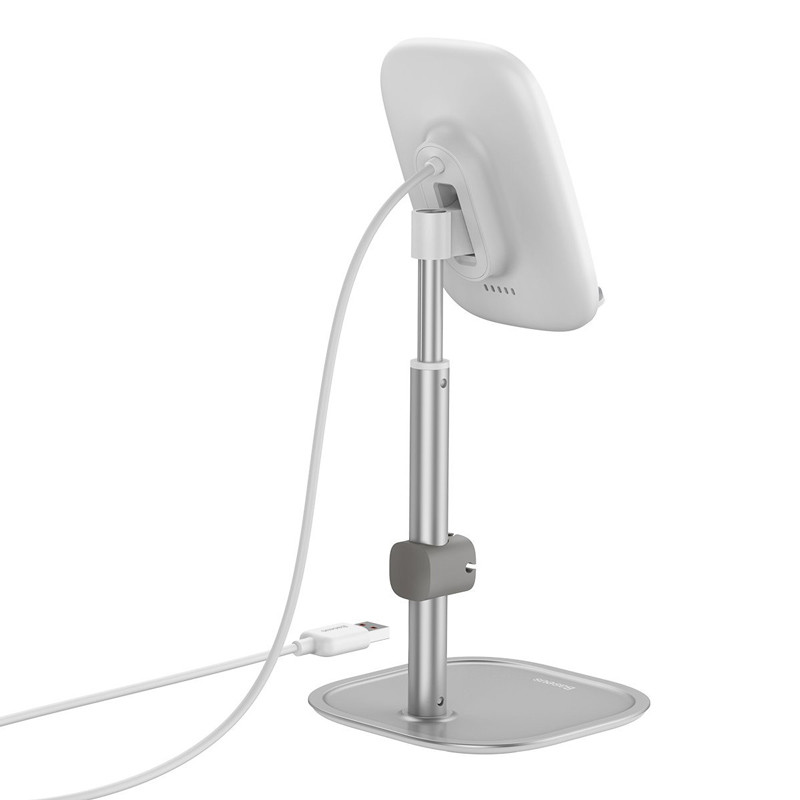 پایه نگهدارنده گوشی و شارژر بی سیم Baseus Literary Youth SUWY-D 15W