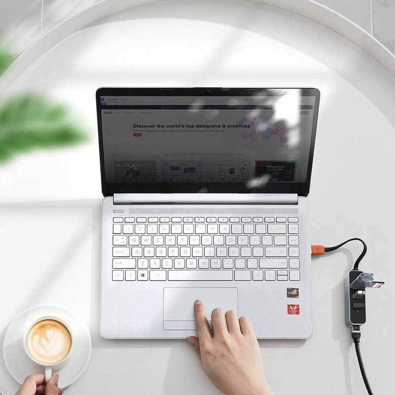 هاب 4 پورت USB2.0 باسئوس CAHUB-AH0G