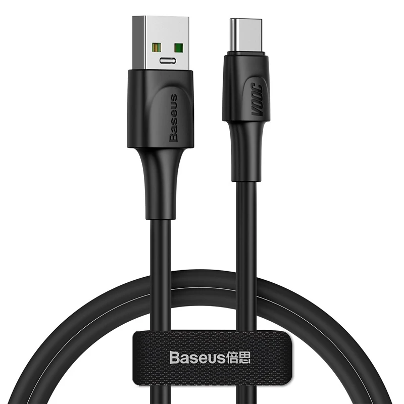کابل فست شارژ Baseus CATSW-F VOOC 5A Type-C 1m