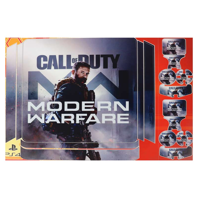 اسکین پلی استیشن 4 اسلیم و دسته بازی طرح Call Of Duty Modern War