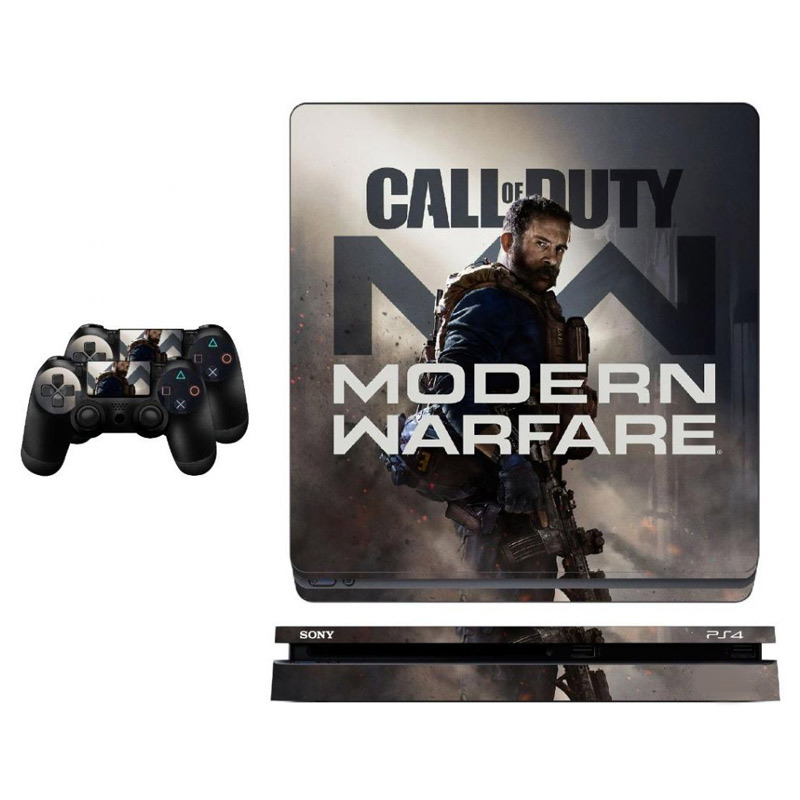 اسکین پلی استیشن 4 اسلیم و دسته بازی طرح Call Of Duty Modern War