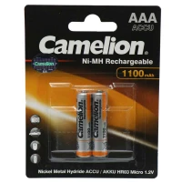 باتری نیم قلمی شارژی Camelion NH-AAA1100BP2 1100mAh