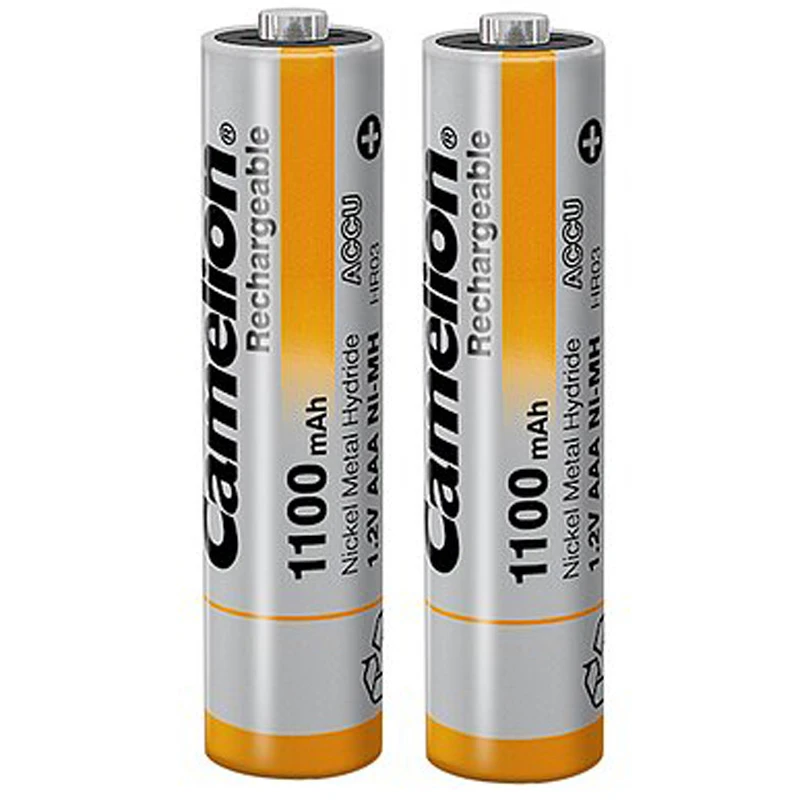 باتری نیم قلمی شارژی Camelion NH-AAA1100BP2 1100mAh