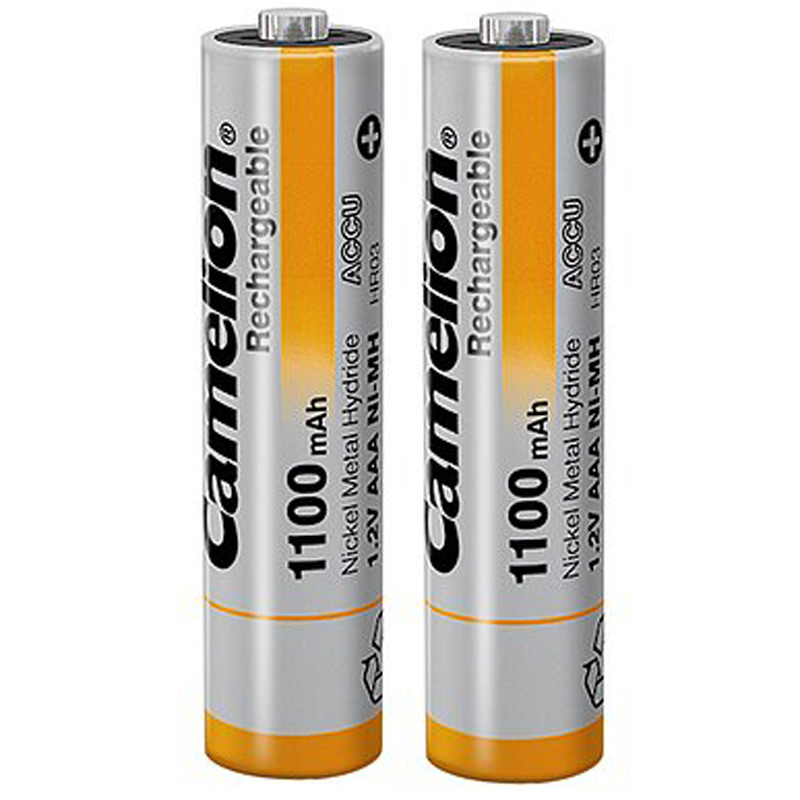 باتری نیم قلمی شارژی Camelion NH-AAA1100BP2 1100mAh