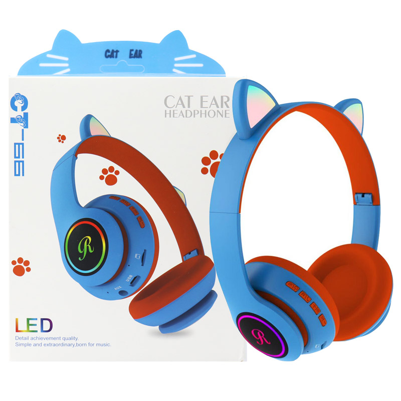 هدفون بلوتوثی رم خور Cat Ear CT-66