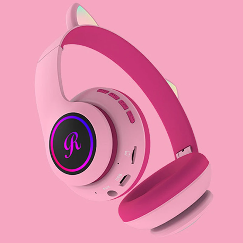 هدفون بلوتوثی رم خور Cat Ear CT-66