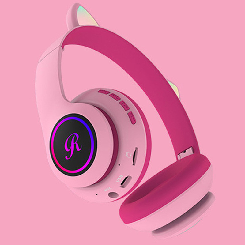 هدفون بلوتوثی رم خور Cat Ear CT-66