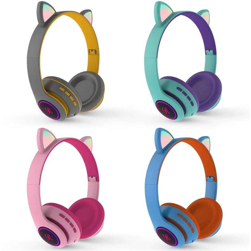 هدفون بلوتوثی رم خور Cat Ear CT-66