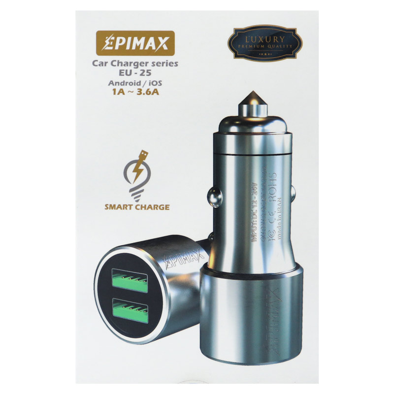 شارژر فندکی Epimax EU-25 3.6A