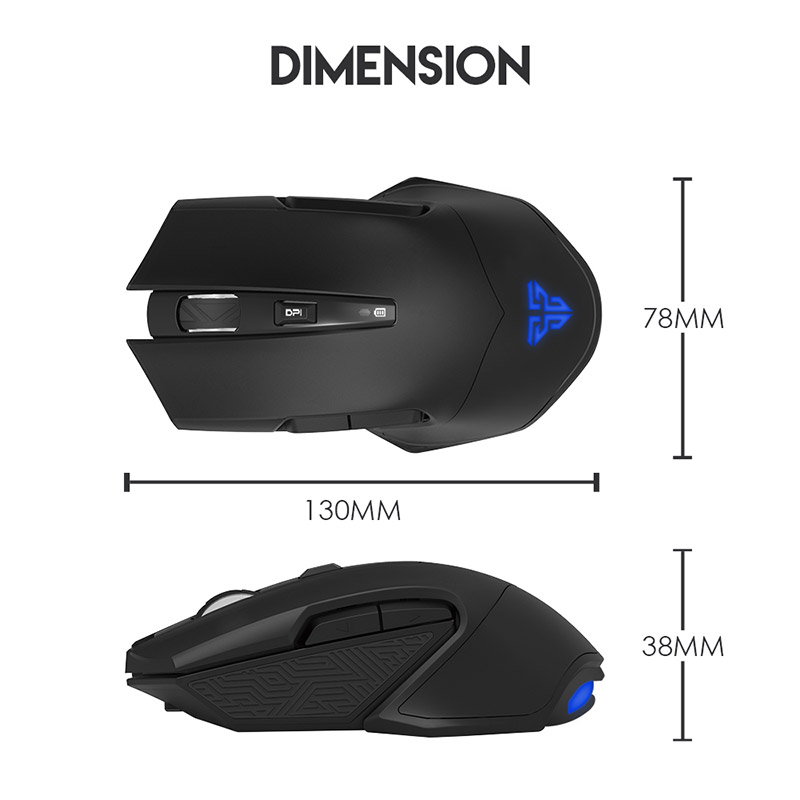 موس بی سیم گیمینگ FANTECH VENOM WGC1