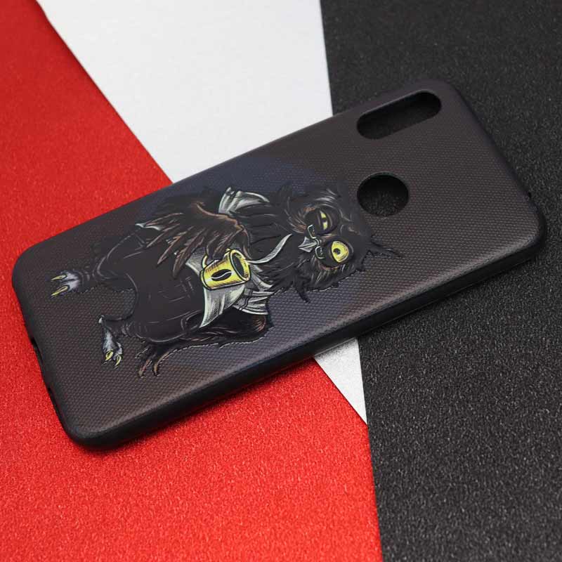قاب فانتزی برجسته صورتی طرح کارتونی هواوی Y6s سری H
