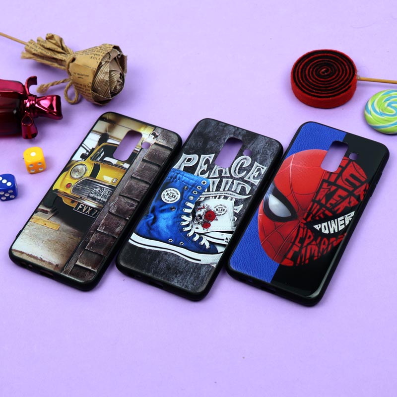 قاب فانتزی برجسته پسرانه سامسونگ A6 Plus سری 2